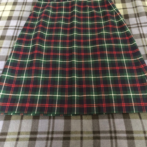 Vintage Dresses & Skirts - Vintage 70’s Plaid Wool Skirt Excellent!! M